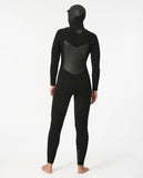 Neopren femei Dawn Patrol 6/4 Chest Zip hooded