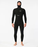 Neopren iarna Rip Curl E Bomb 5/4 hooded Zip Free