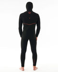 Neopren iarna Rip Curl Flashbomb Fusion 5/4 hooded Zip Free