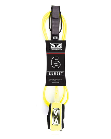SUNSET 6'0" MOULDED LEASH OCEAN AND EARTH