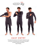 Neopren 2/2mm de vara fara fermoar MEN ZERO ZIP SHORTARM Ocean and Earth