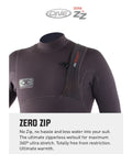 Neopren 2/2mm de vara fara fermoar MEN ZERO ZIP SHORTARM Ocean and Earth